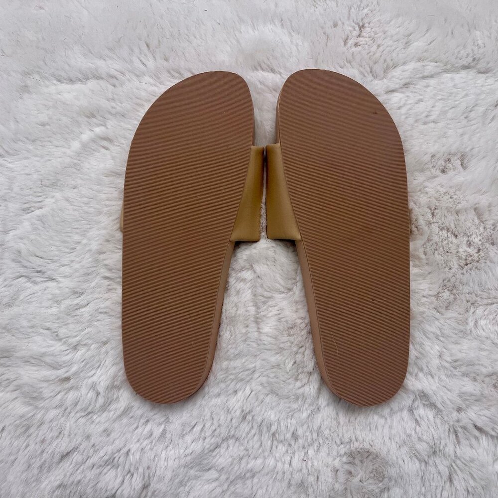Universal Thread Slide Maya Footbed Sandals in Tan - Size 9 - NWOT - Picture 3 of 3